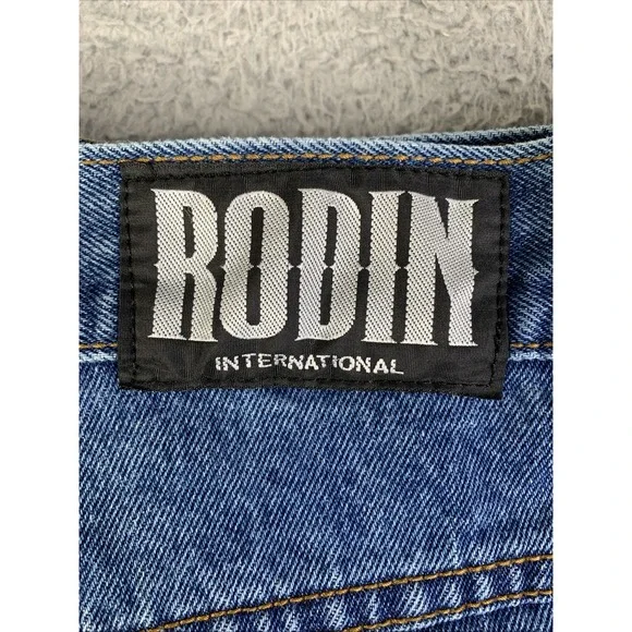Rodin International Denim Shorts Men's 44 By Linda Rodin Made In USA - Picture 2 of 12